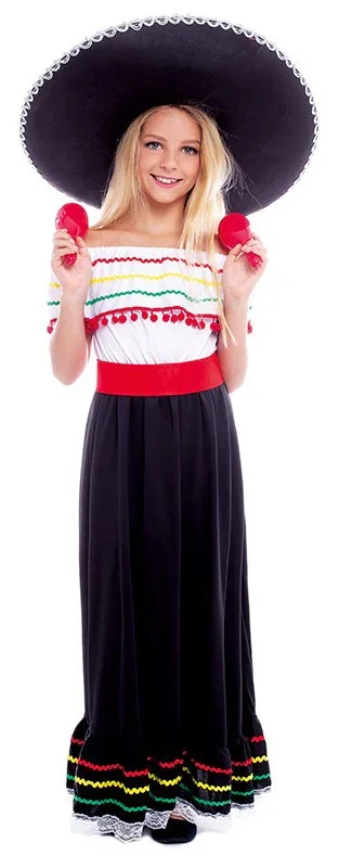 Disfraz de Mejicana Clásica para Niña - Image 3