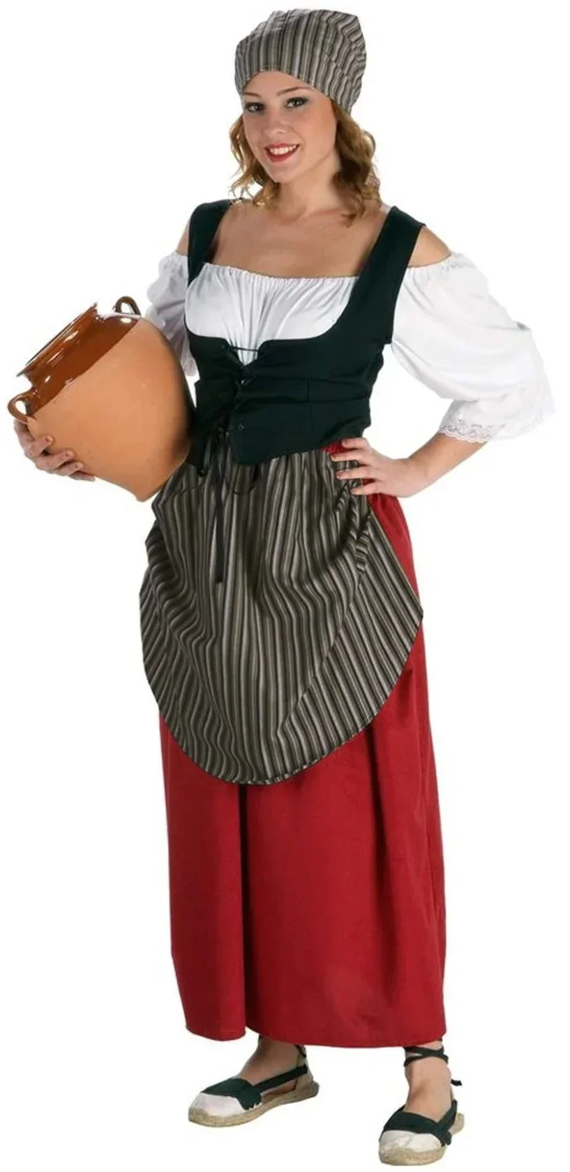 Disfraz de Mesonera Medieval para Mujer