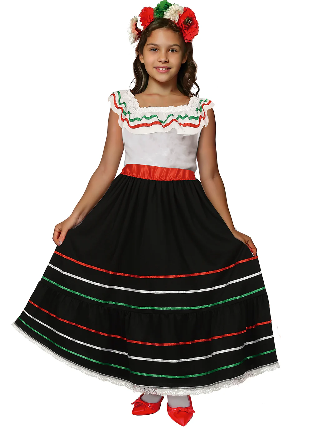 Disfraz de Mexicana Clásico para Niña