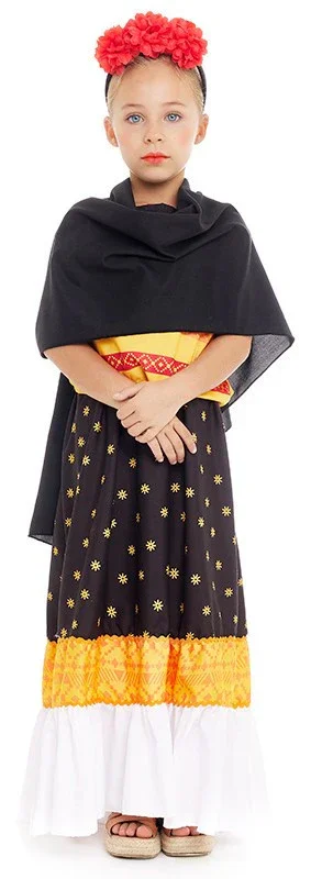 Disfraz de Mexicana Frida Kahlo para Niña - Image 3