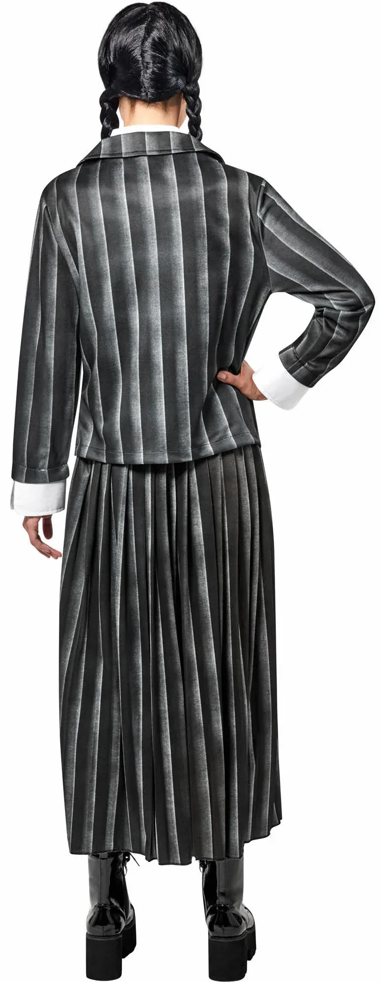 Disfraz de Miércoles Addams con Uniforme para Mujer - Image 2