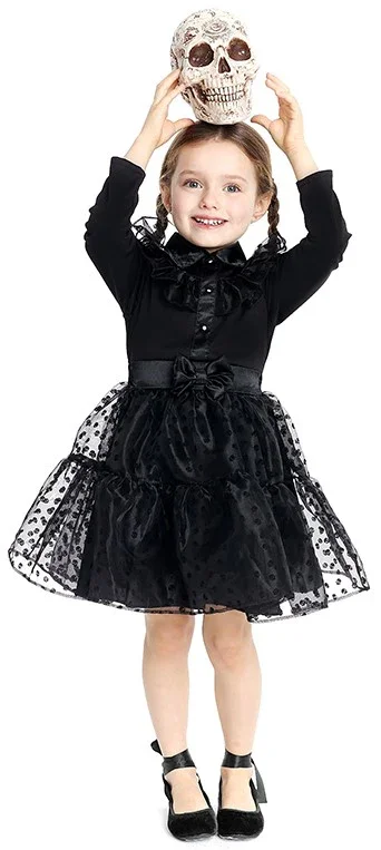 Disfraz de Niña Gótica Elegante Infantil