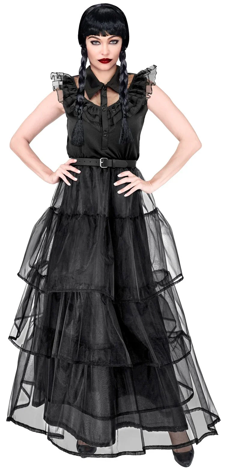 Disfraz de Niña Gótica Elegante Baile para Mujer - Image 3