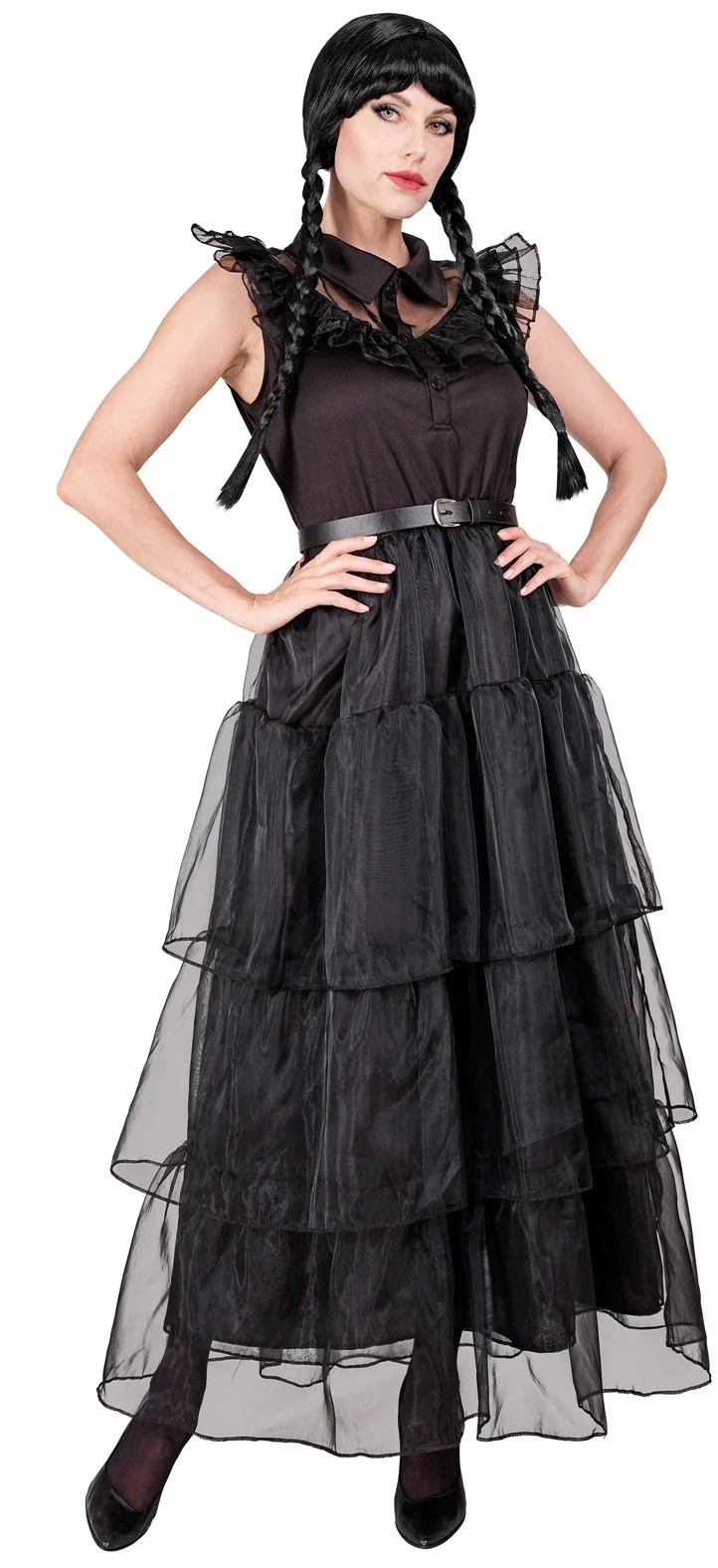 Disfraz de Niña Gótica Elegante Baile para Mujer - Image 5