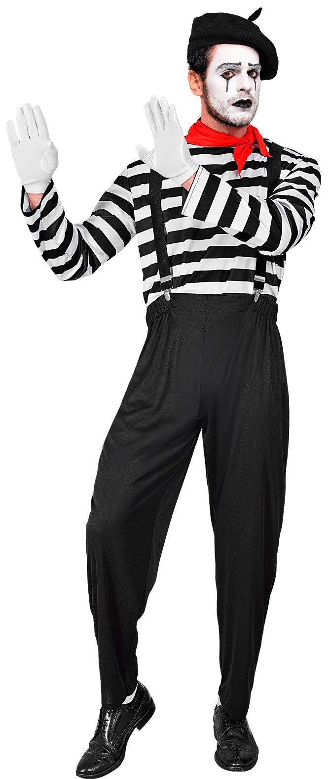 Disfraz de Mimo Clásico para Hombre