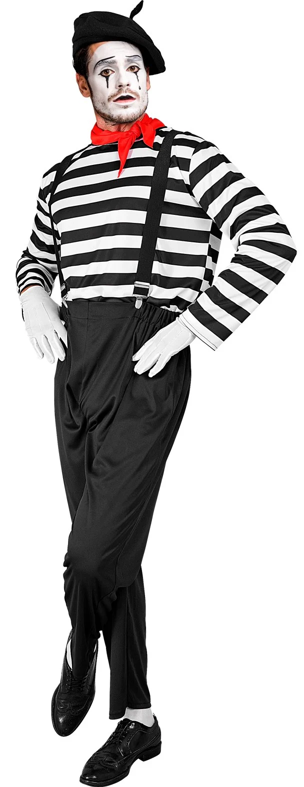 Disfraz de Mimo Clásico para Hombre - Image 3