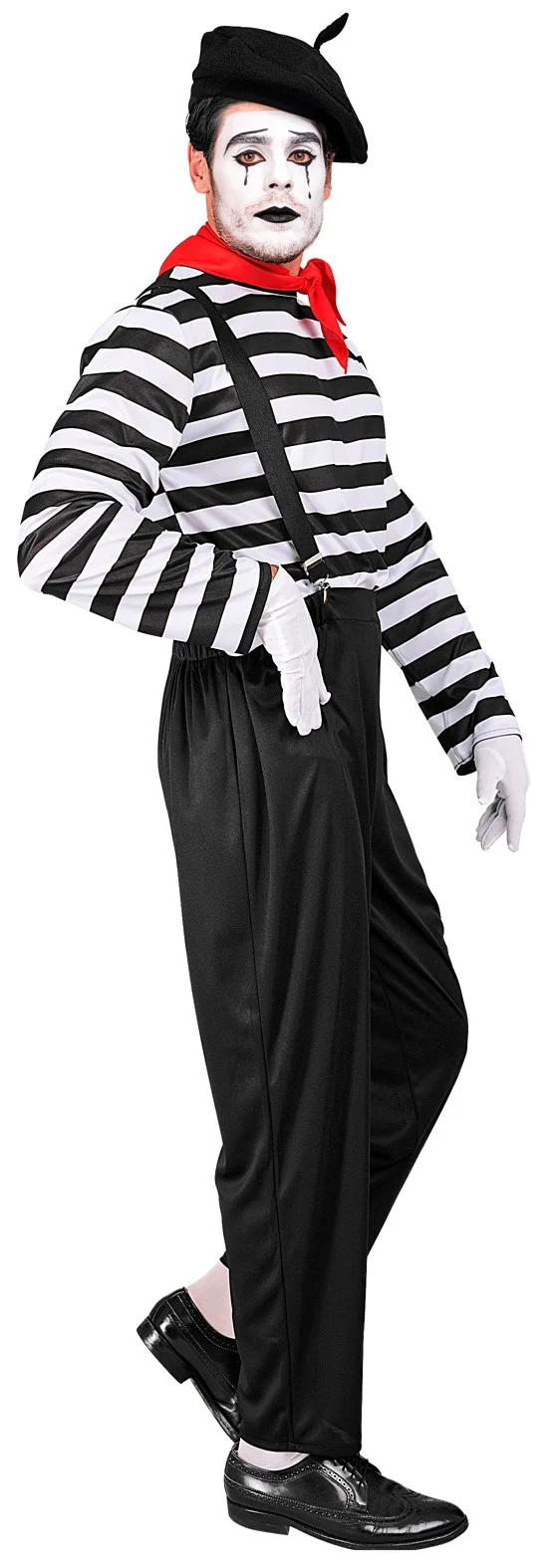 Disfraz de Mimo Clásico para Hombre - Image 4