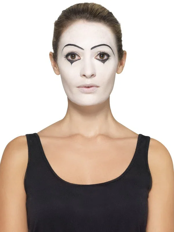 Disfraz Mimo Mujer con Maquillaje - Image 7