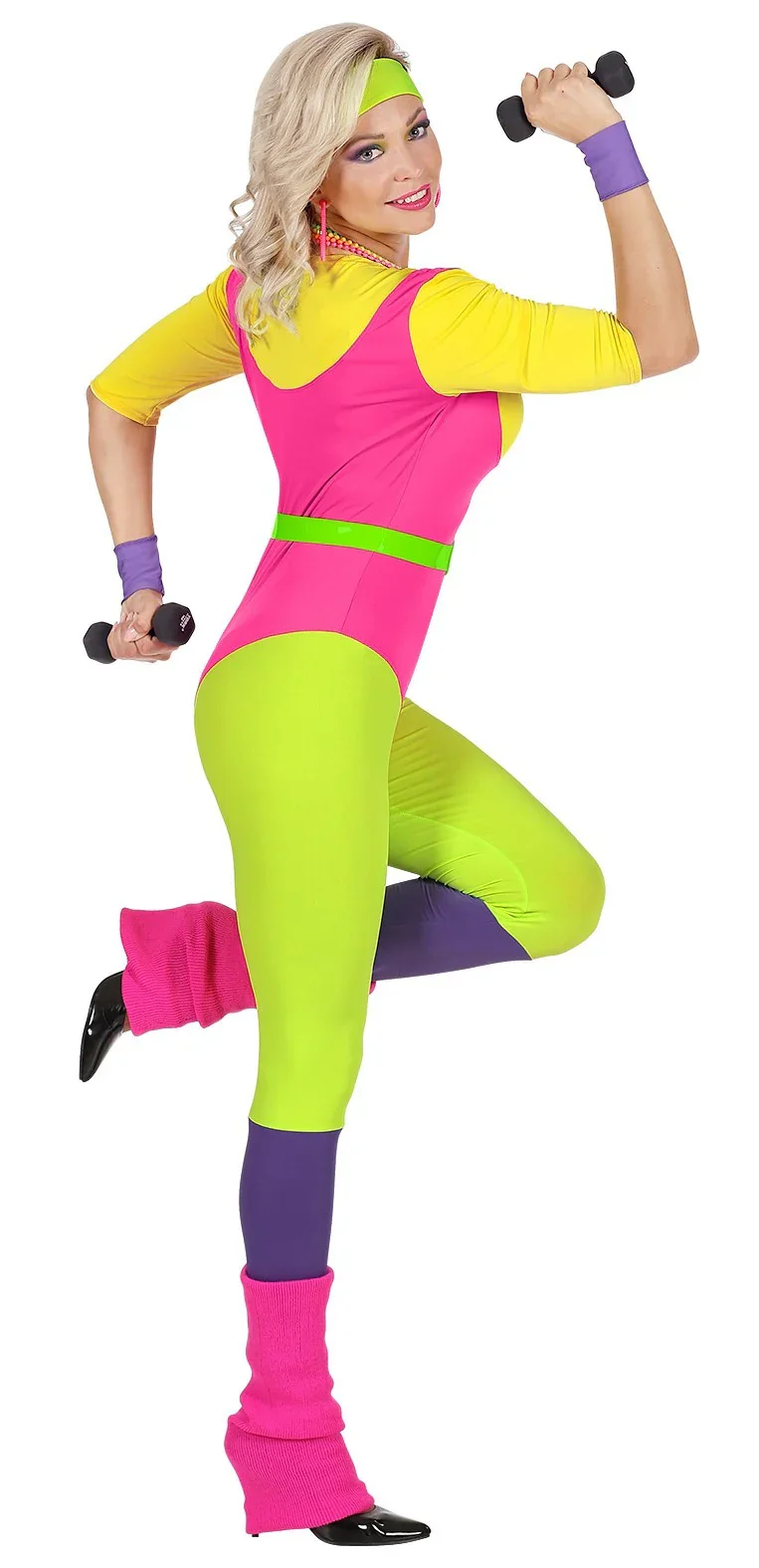 Disfraz de Monitora de Aerobic Años 80 para Mujer - Image 4