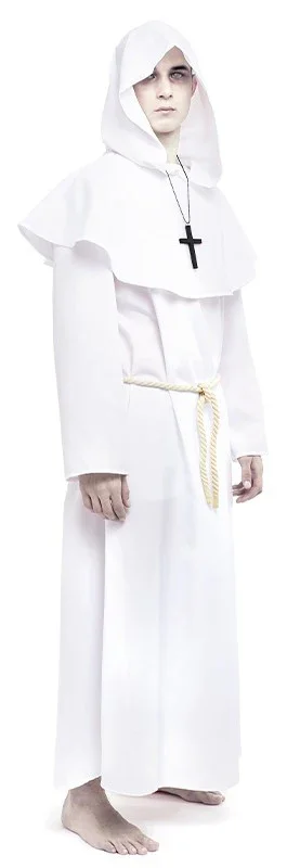 Disfraz de Monje Blanco para Hombre - Image 3