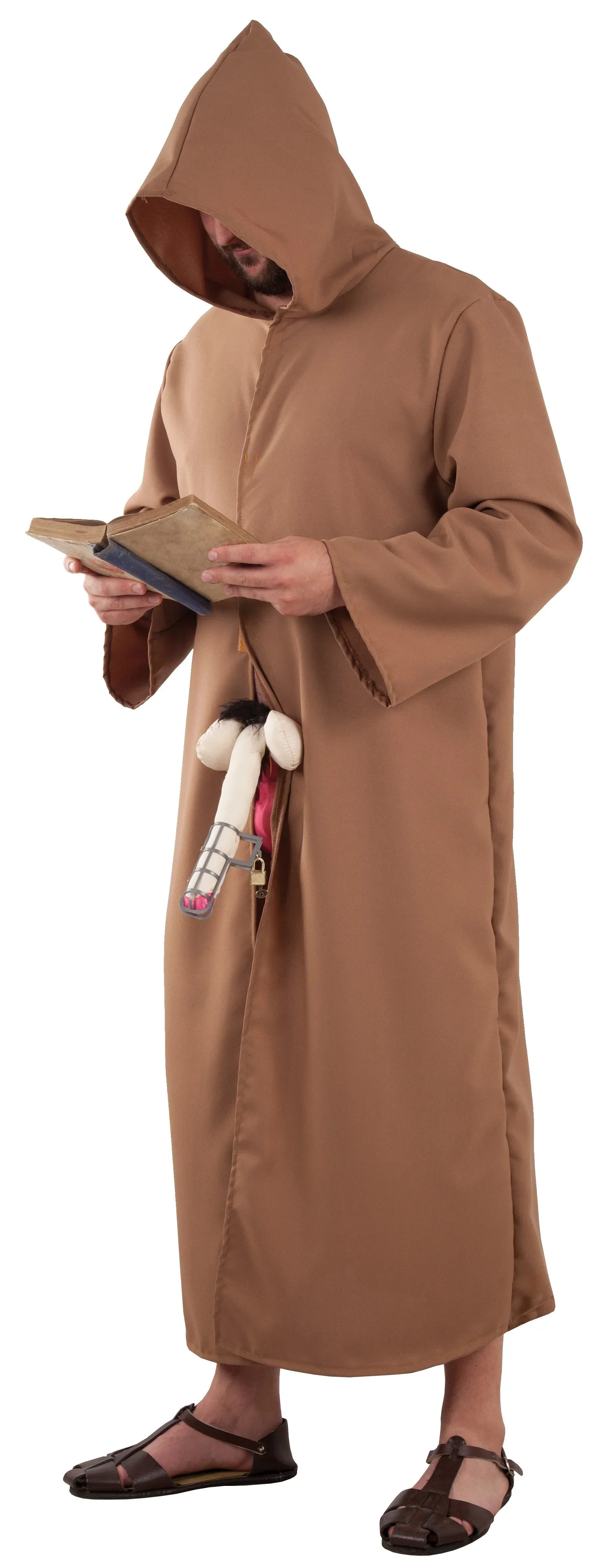 Disfraz de Monje con Cepo de Castidad para Hombre - Image 3
