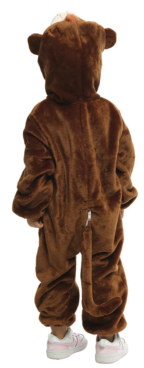 Disfraz de Mono de la Jungla de Peluche Infantil - Image 2