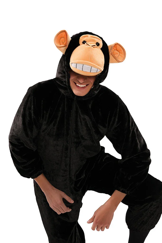 Disfraz de Mono de Peluche para Adulto - Image 2