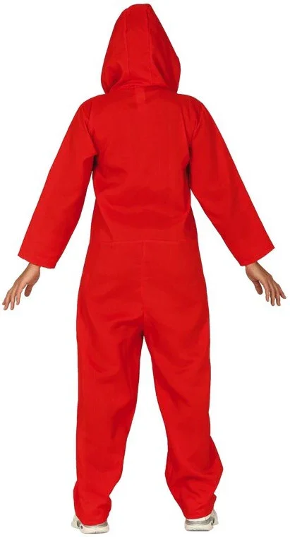 Disfraz de Mono Rojo con Capucha para Mujer - Image 2