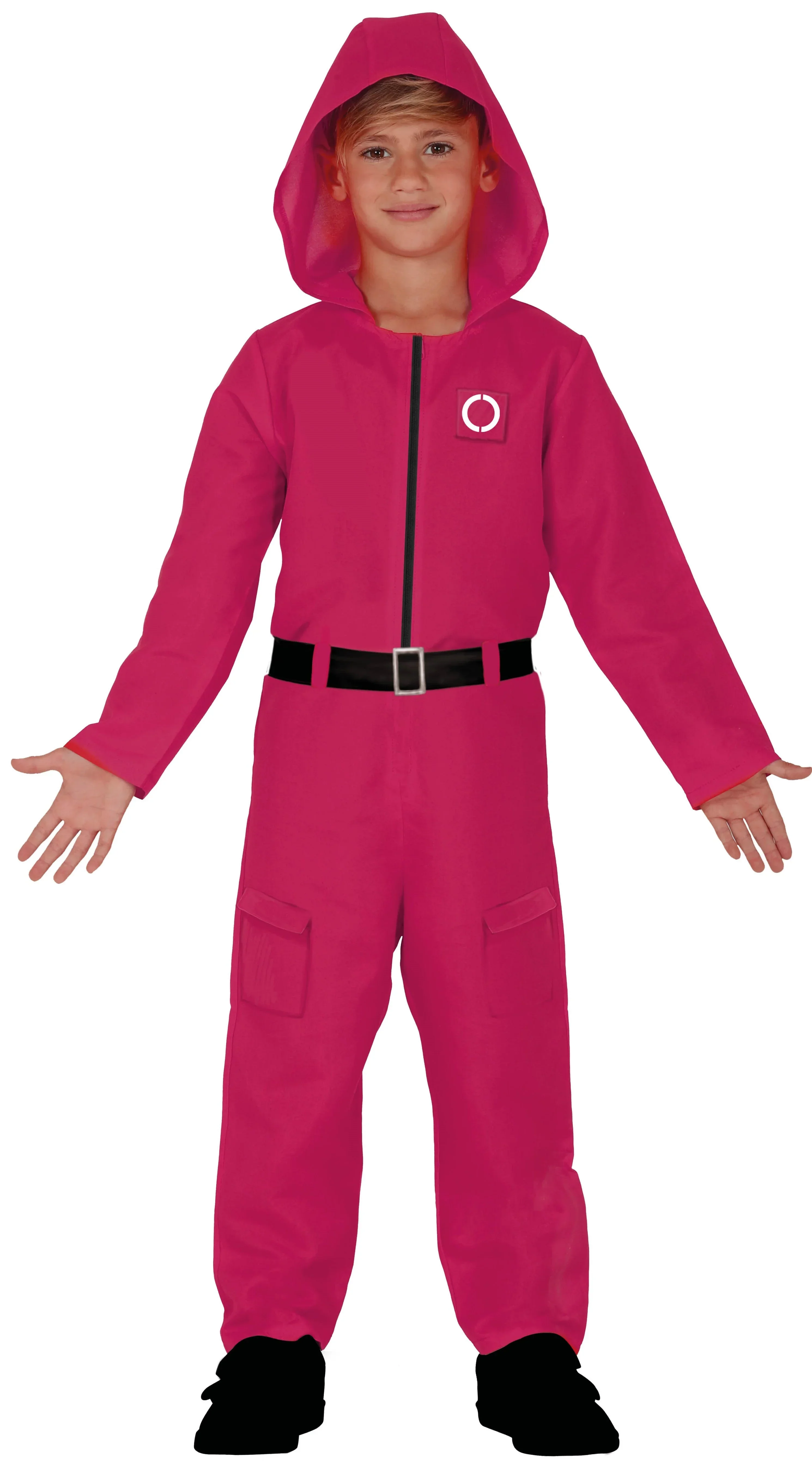 Disfraz Mono Rojo de El Juego del Calamar Infantil - Image 3