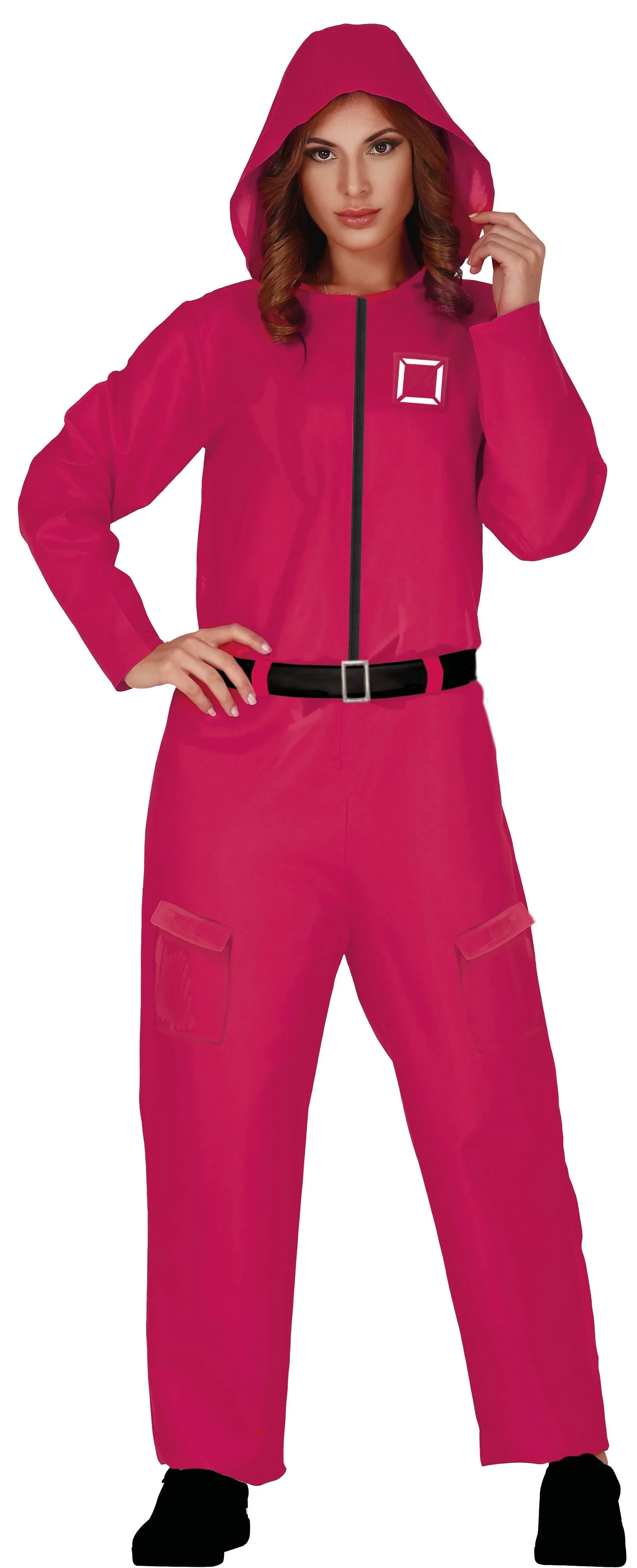 Disfraz Mono Rojo de El Juego del Calamar para Mujer - Image 2