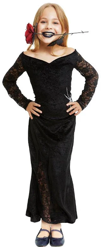 Disfraz de Madre Gótica Elegante para Niña - Image 3