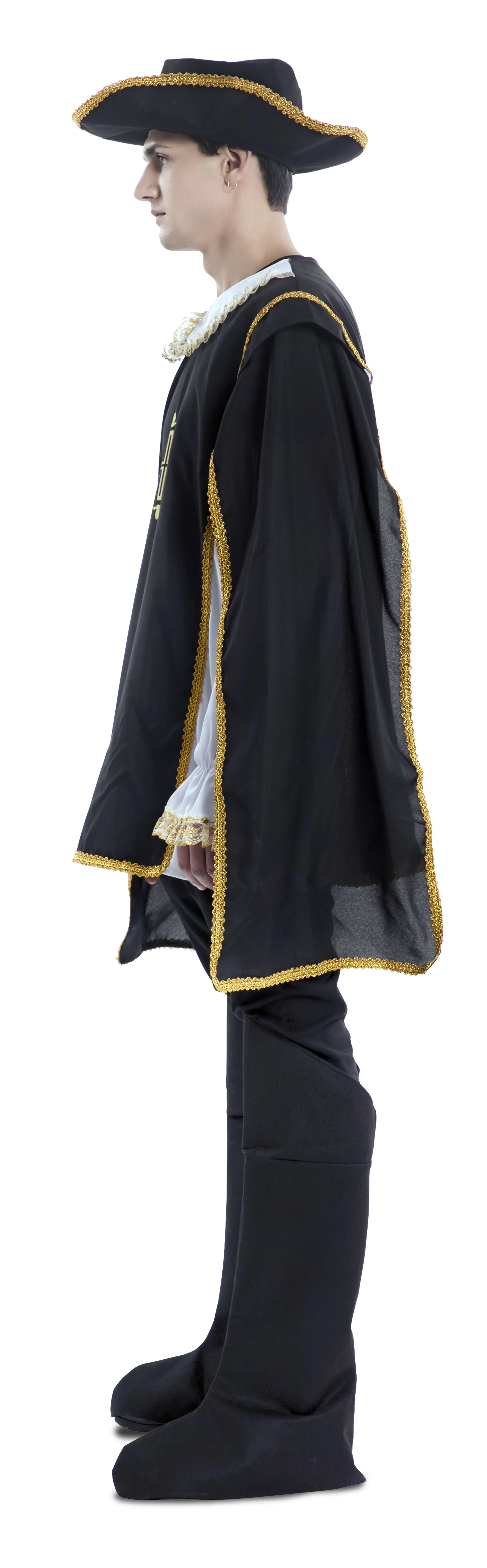Disfraz de Mosquetero Negro para Hombre - Image 3