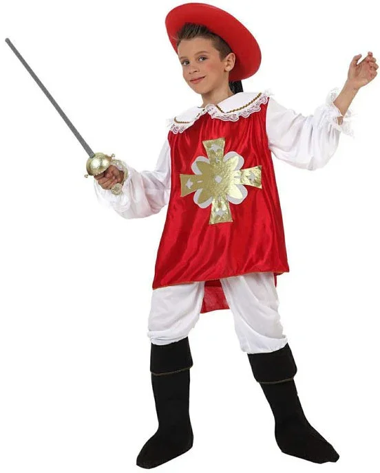Disfraz de Mosquetero Rojo Infantil - Image 4