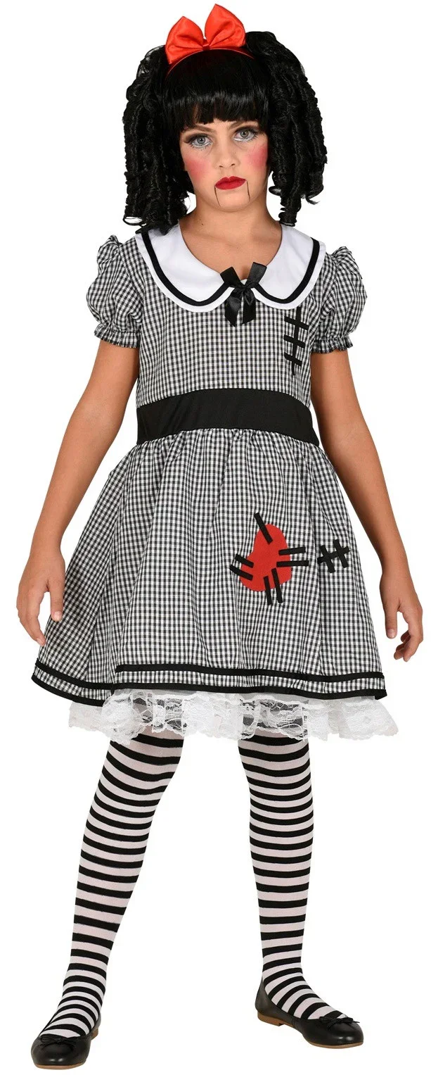 Disfraz de Muñeca de Trapo Siniestra para Niña - Image 4