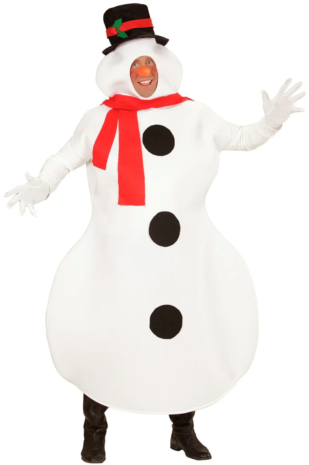 Disfraz de Muñeco de Nieve Navideño para Hombre - Image 3