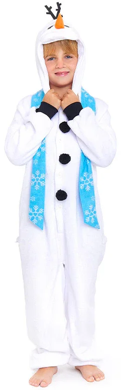 Disfraz Pijama de Muñeco de Nieve Olaf Infantil