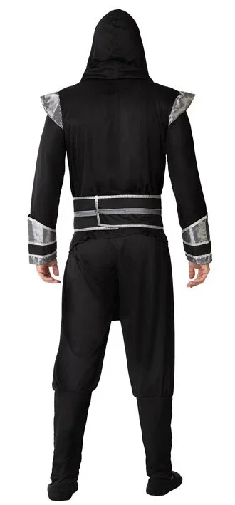 Disfraz de Ninja Japonés Negro para Hombre - Image 2