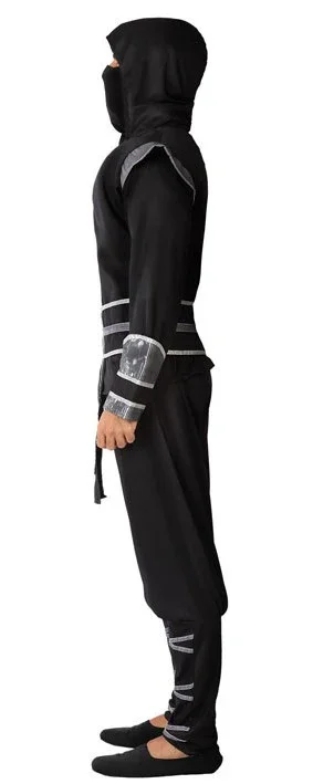 Disfraz de Ninja Japonés Negro para Hombre - Image 3