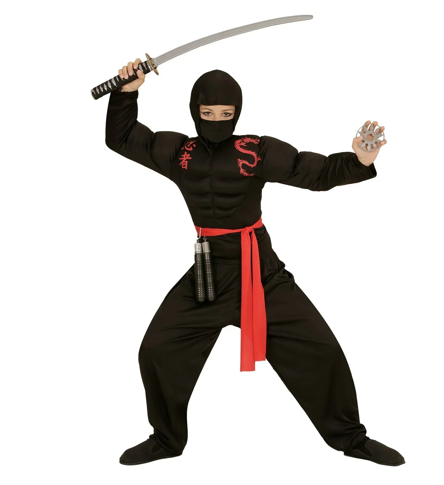 Disfraz de Ninja Musculoso Infantil - Image 3