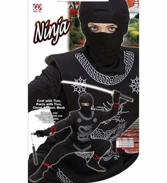 Disfraz de Ninja Oscuro para Niño - Image 3