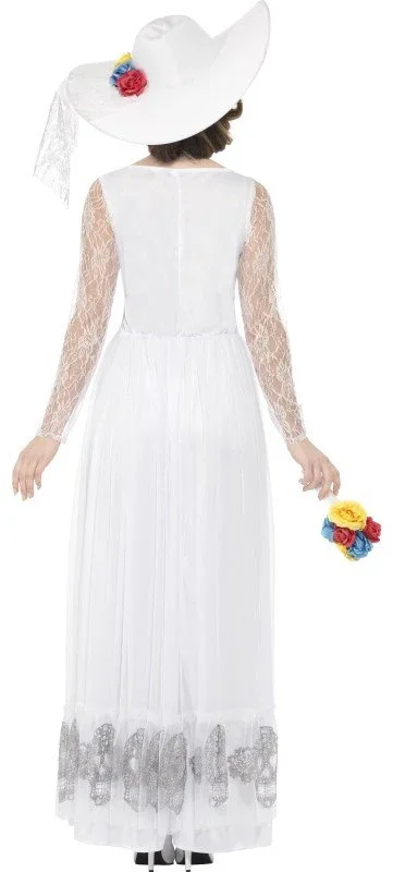 Disfraz de Novia Catrina Blanca para Mujer - Image 2