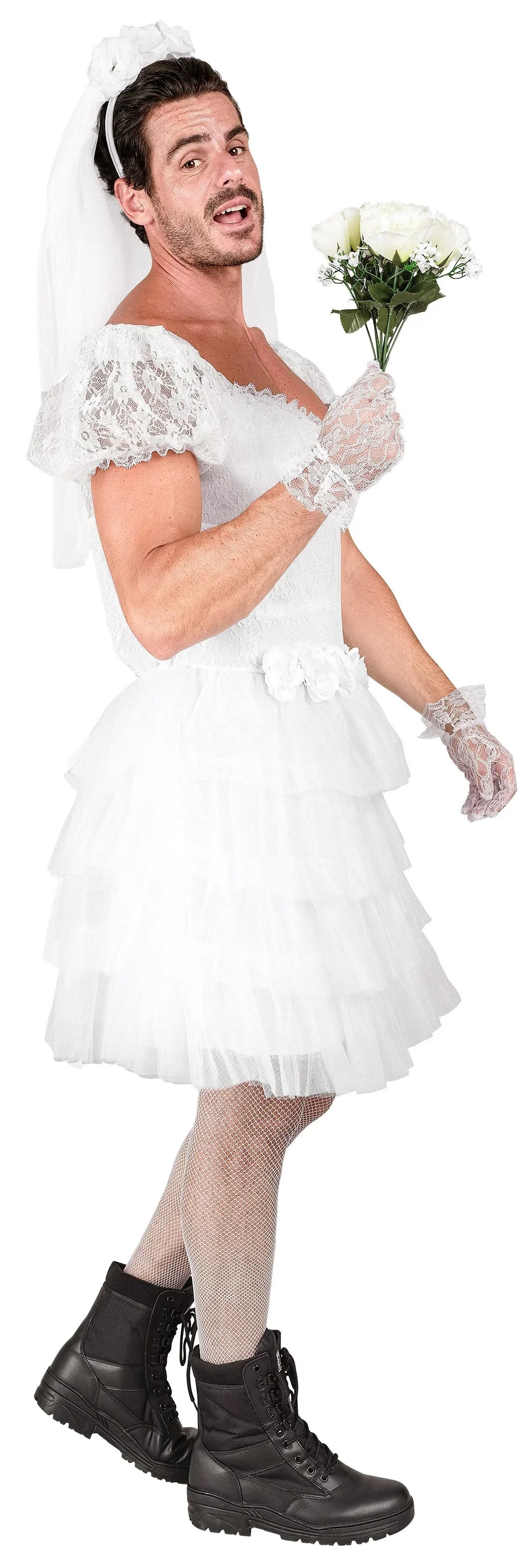 Disfraz de Novia Coqueta para Hombre - Image 4