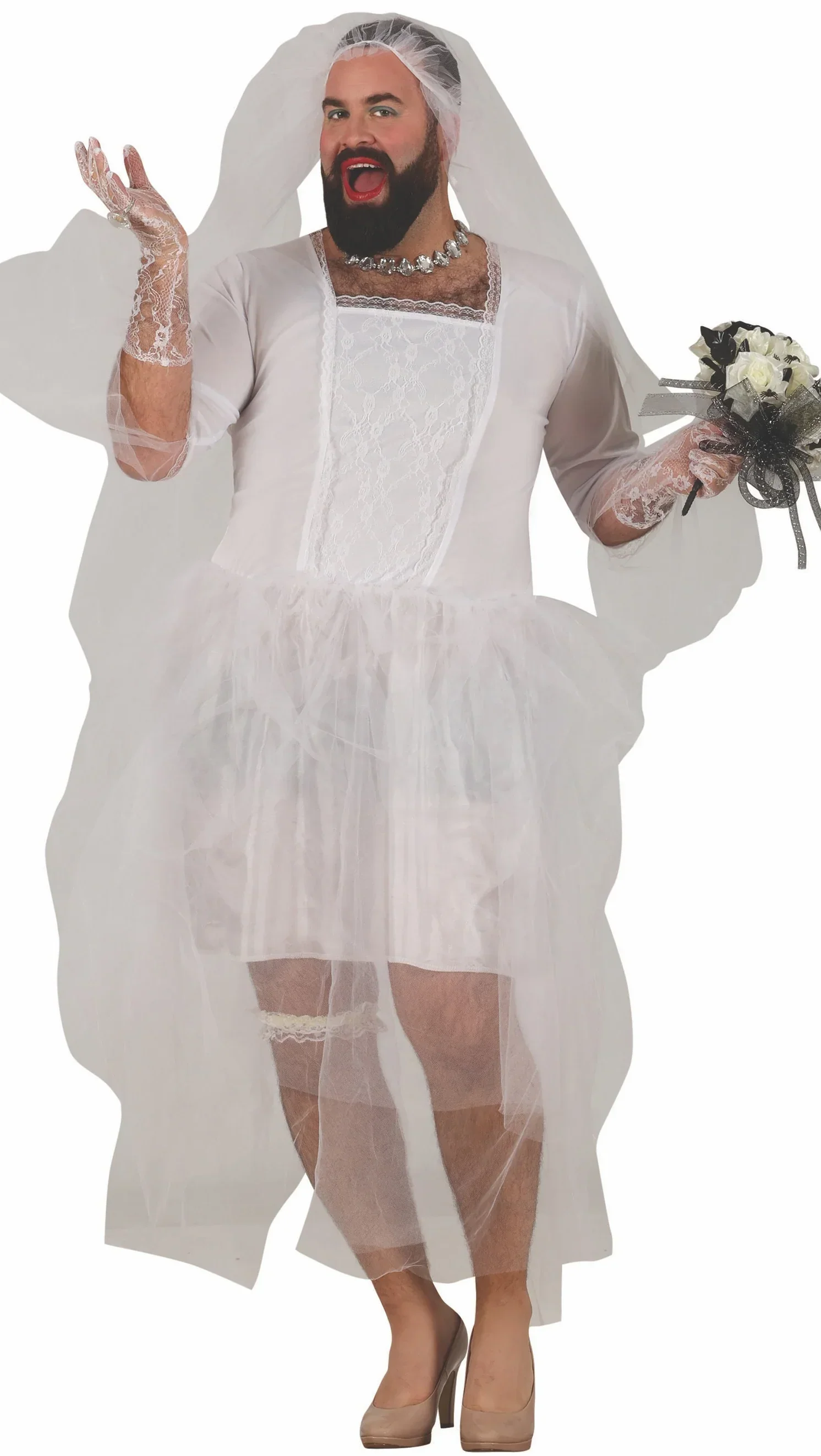 Disfraz de Novia para Hombre - Image 3