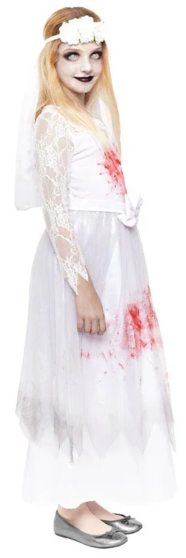 Disfraz de Novia Zombie Infantil - Image 3