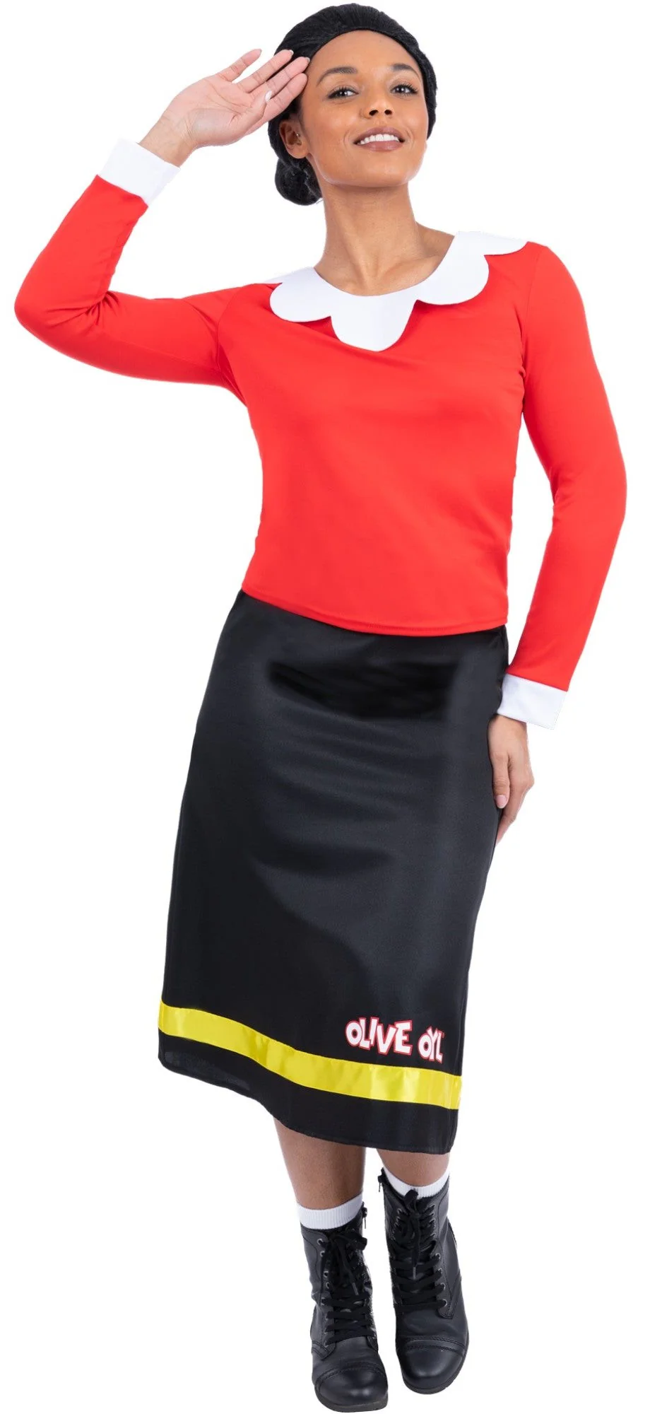 Disfraz de Olivia Popeye con Peluca para Mujer