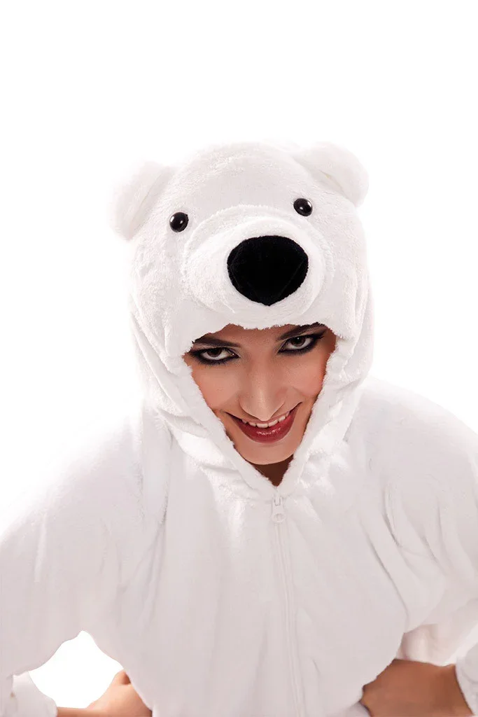 Disfraz de Oso Polar de Peluche para Adulto - Image 3