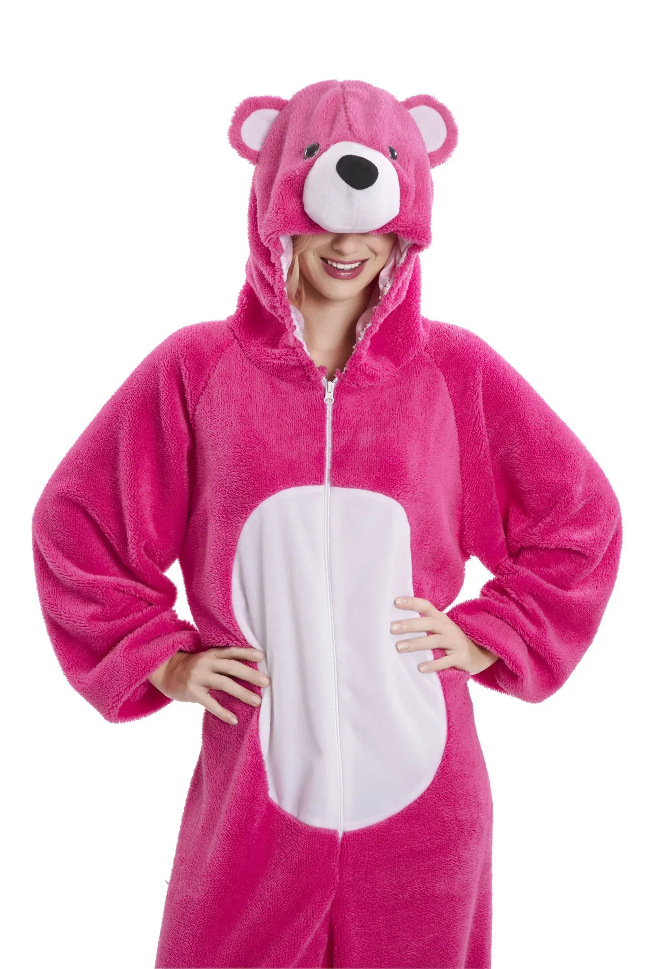 Disfraz de Oso Rosa para Adulto - Image 5