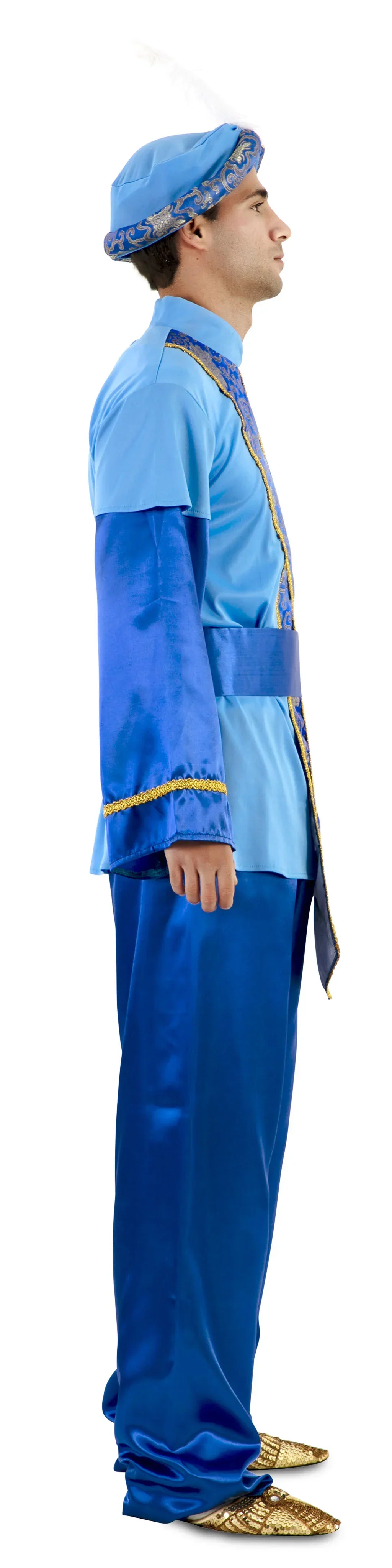 Disfraz de Paje Clásico Azul para Hombre - Image 3