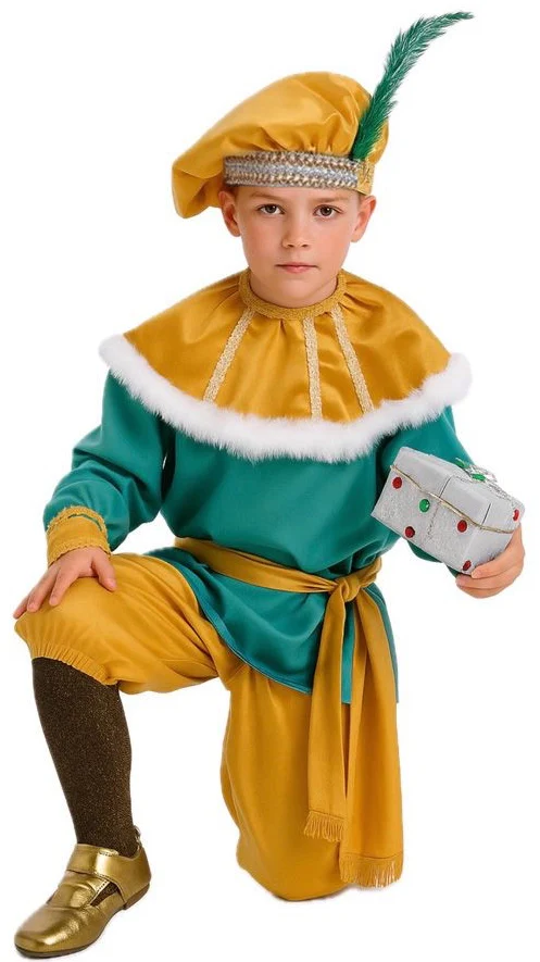 Disfraz de Paje Real Premium para Niño