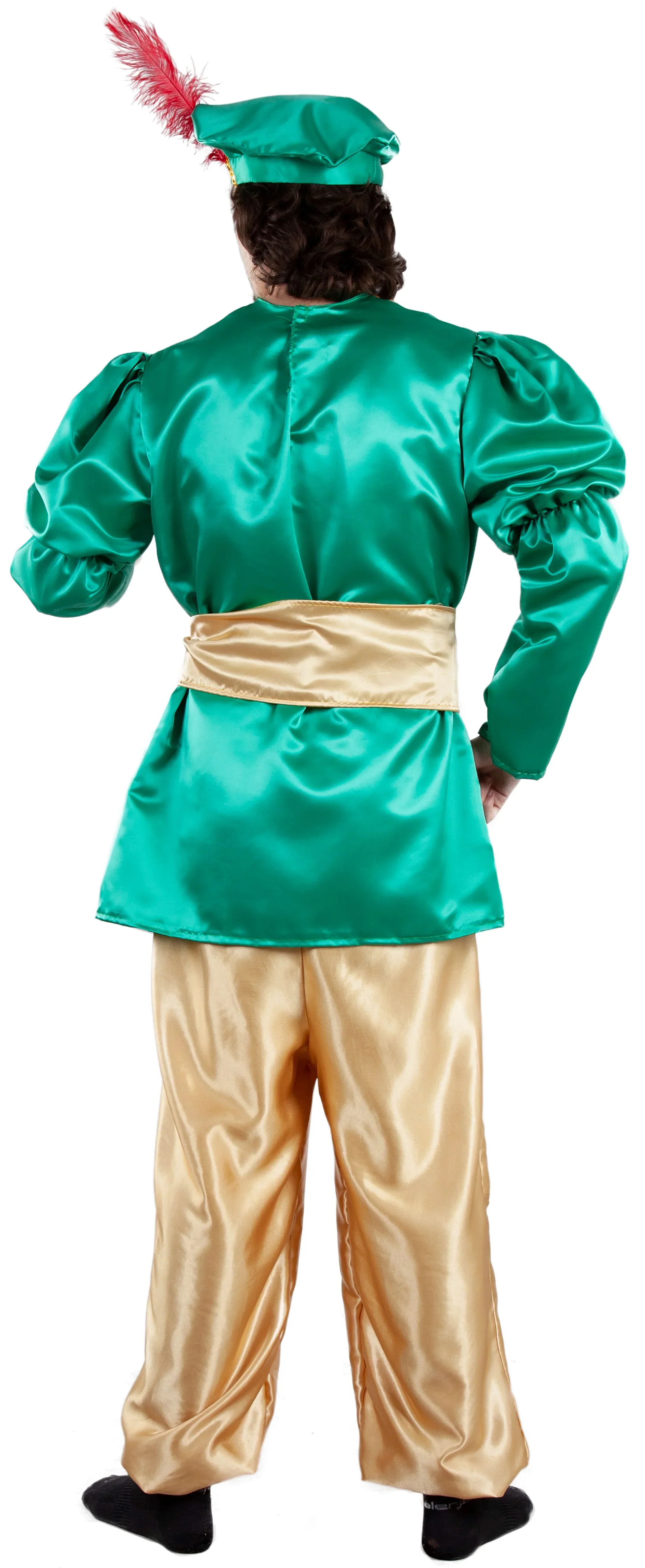 Disfraz de Paje Verde para Hombre - Image 2