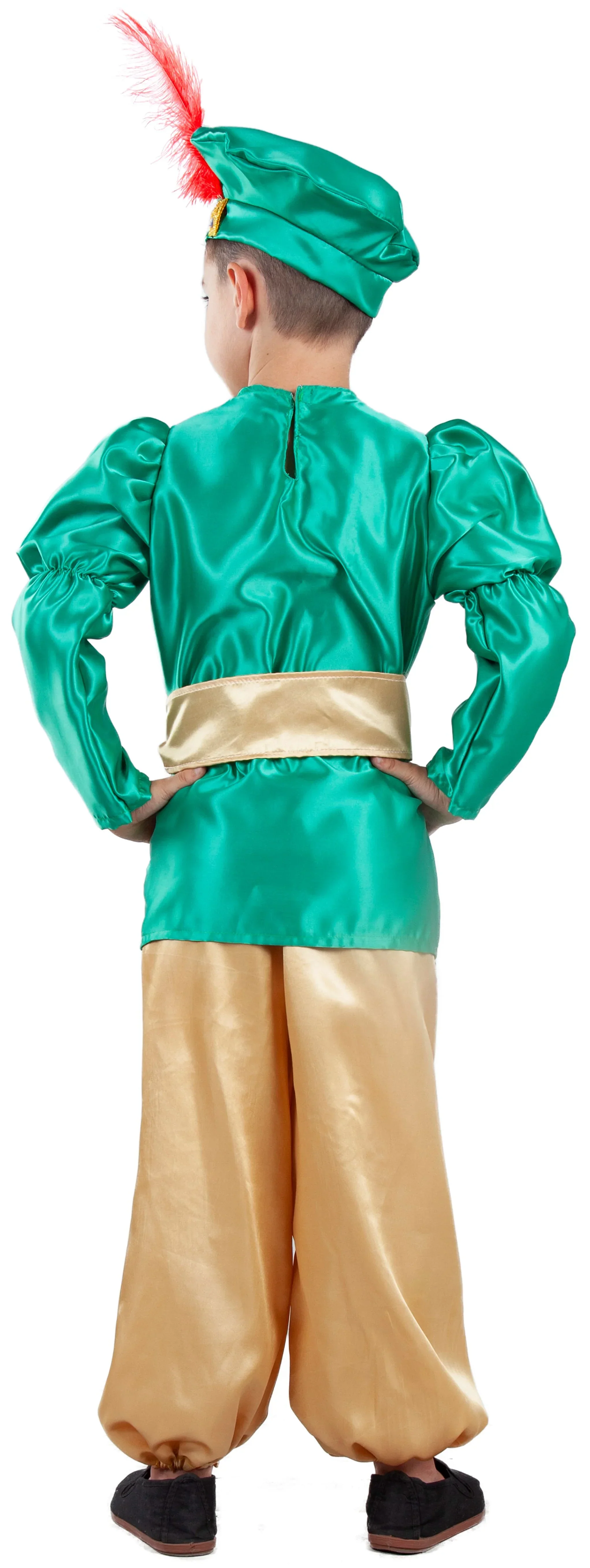 Disfraz de Paje Verde para Niño - Image 2
