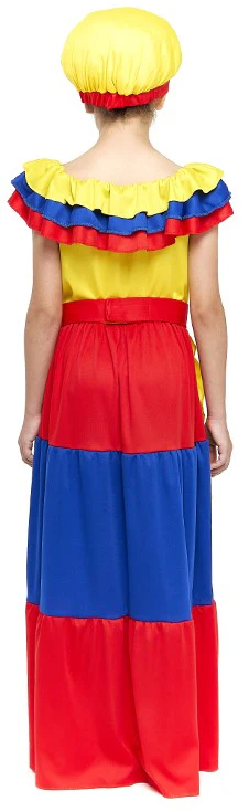 Disfraz de Palenquera Colombiana para Niña - Image 2