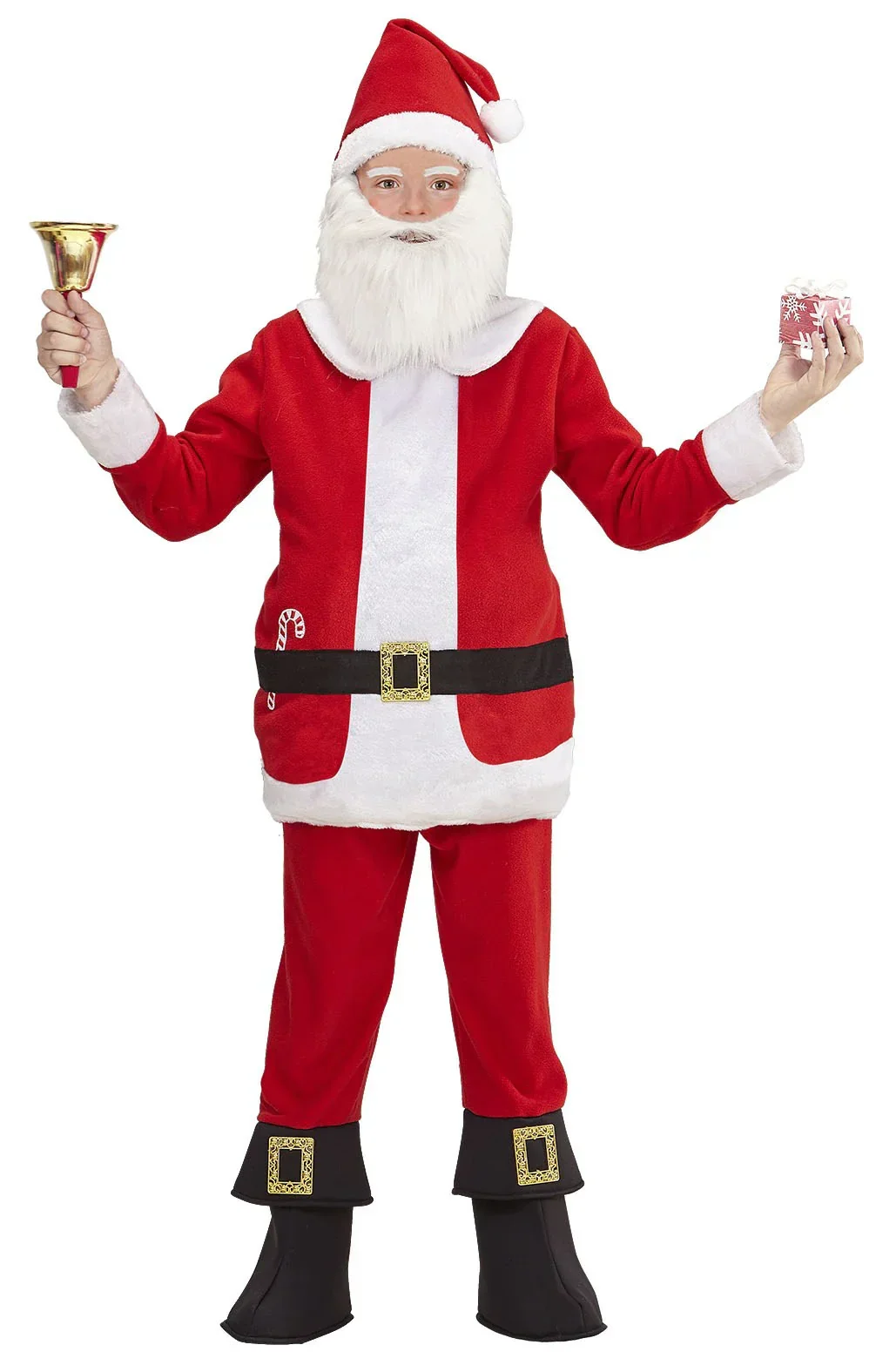 Disfraz de Papá Noel con Barriga para Niño - Image 2