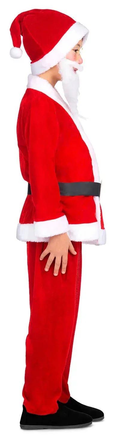Disfraz de Papa Noel Infantil con Barba - Image 3