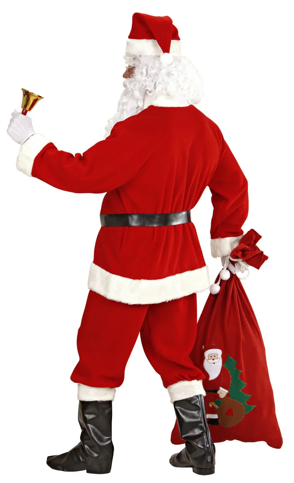 Disfraz de Papá Noel con Peluca y Barba para Hombre - Image 2