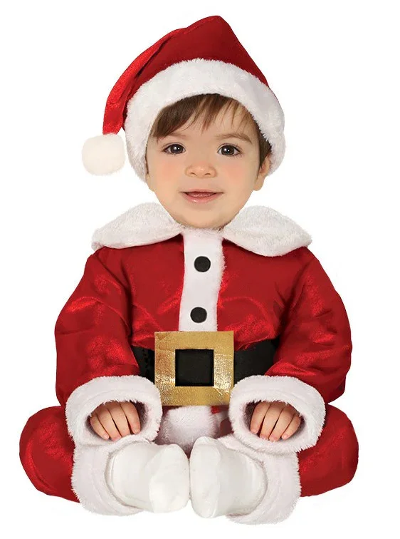 Disfraz de Papá Noel Terciopelo para Bebé - Image 2