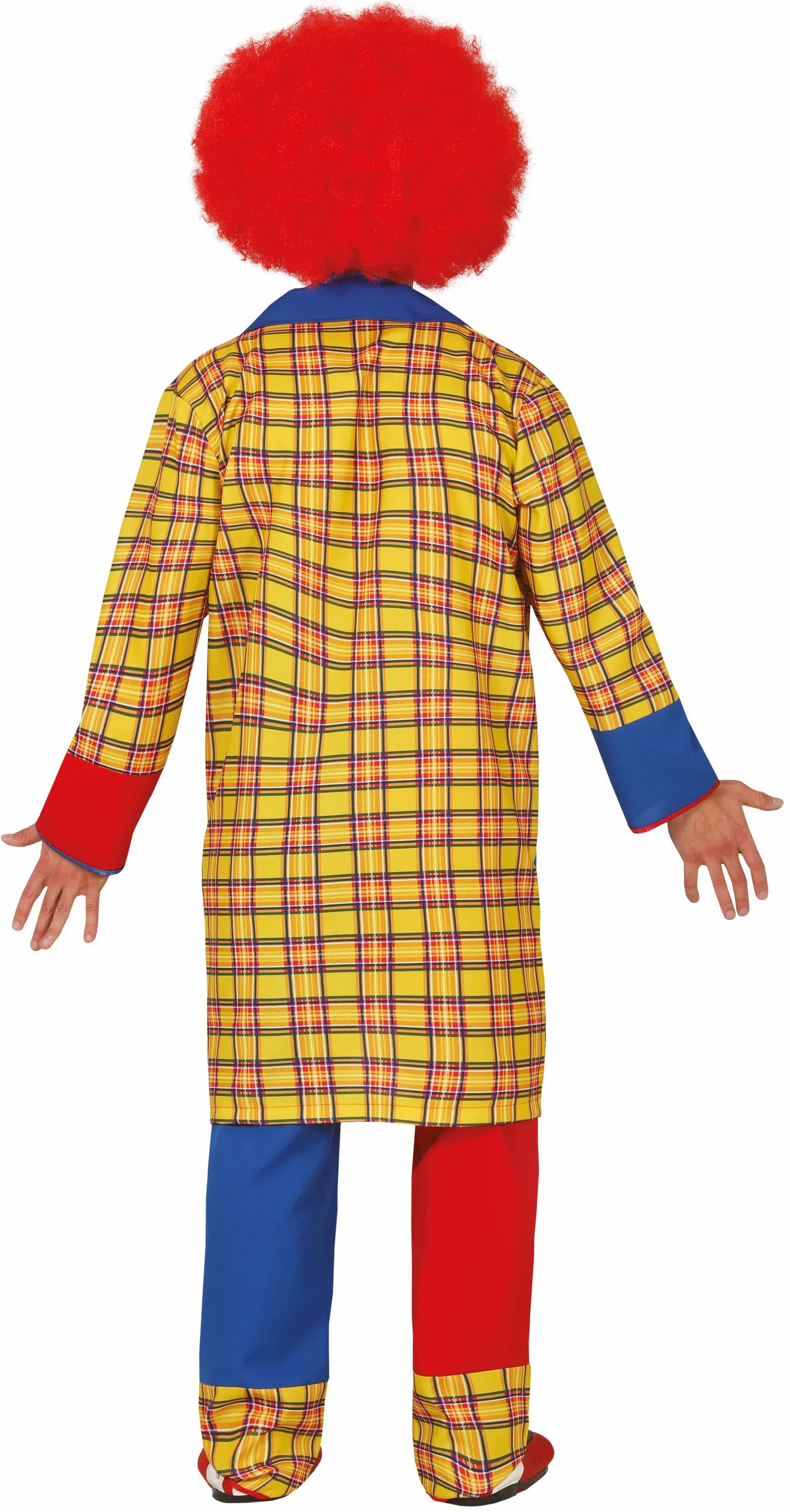 Disfraz de Payaso a Cuadros para Adulto - Image 2