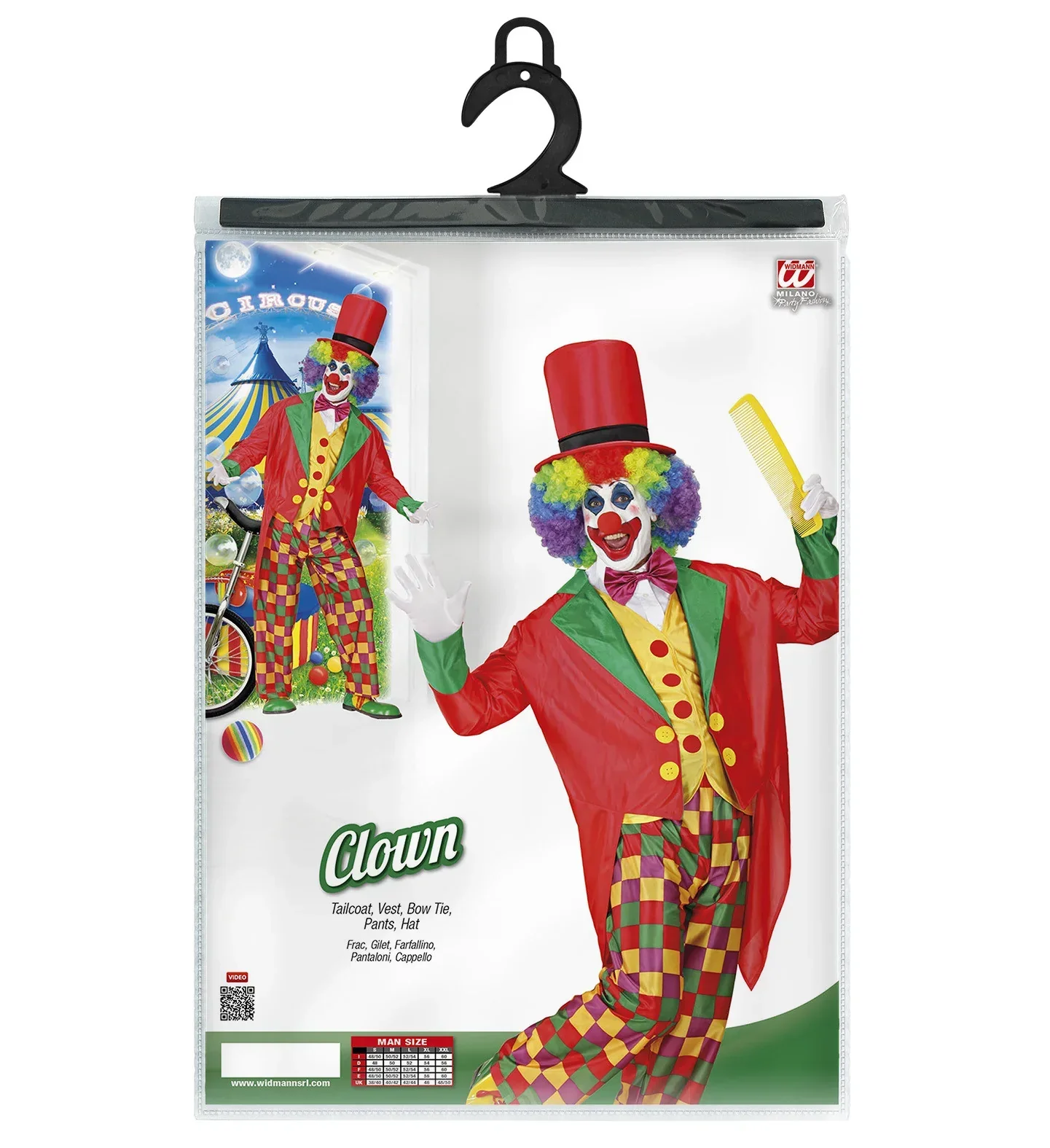 Disfraz de Payaso Elegante para Hombre - Image 4