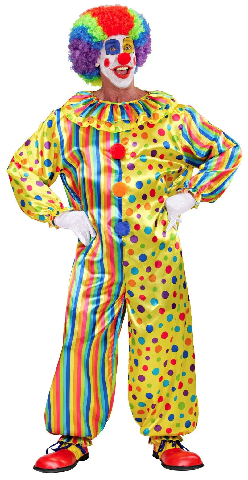 Disfraz de Payaso Amarillo para Adulto