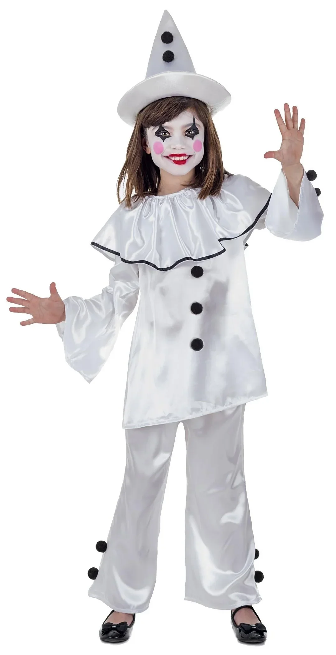 Disfraz de Payaso Pierrot Infantil - Image 2